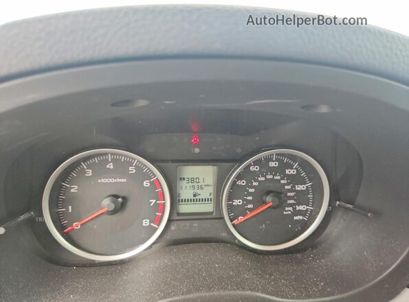 JF2SJADC7GH428175 2016 SUBARU FORESTER Silver Instrument cluster view