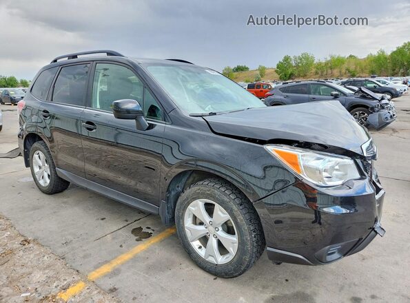 JF2SJADC7GH433862 2016 SUBARU FORESTER Black Przód prawy