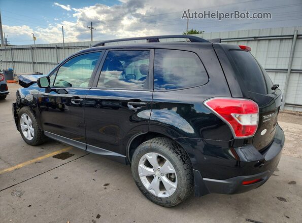 JF2SJADC7GH433862 2016 SUBARU FORESTER Black Tył lewy