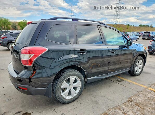 JF2SJADC7GH433862 2016 SUBARU FORESTER Black Tył prawy