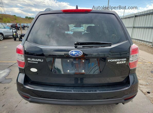 JF2SJADC7GH433862 2016 SUBARU FORESTER Black Widok z tyłu