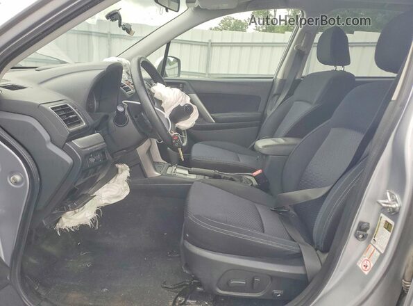 JF2SJADC7GH522590 2016 SUBARU FORESTER Silver წინა სალონის ხედი