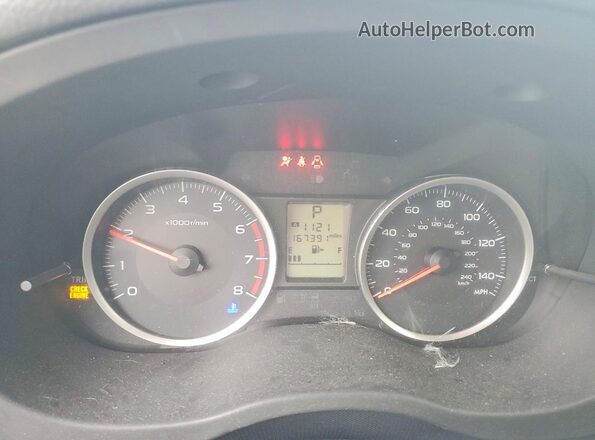 JF2SJADC7GH522590 2016 SUBARU FORESTER Silver ხელსაწყოთა პანელის ხედი