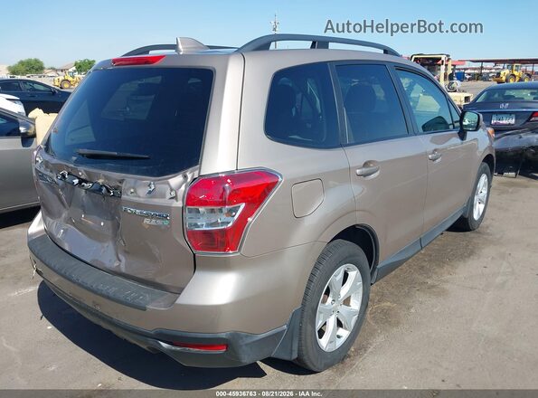 JF2SJADC8GH428170 2016 SUBARU FORESTER Gold Задня права чверть