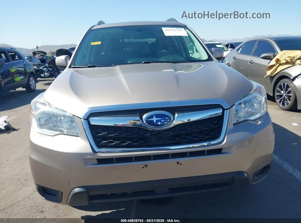 JF2SJADC8GH428170 2016 SUBARU FORESTER Gold Вид щитка приладів