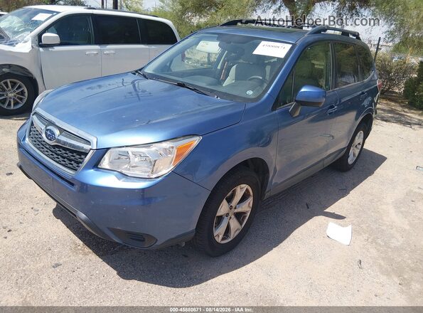 JF2SJADC8GH469088 2016 SUBARU FORESTER Синий Передняя левая четверть