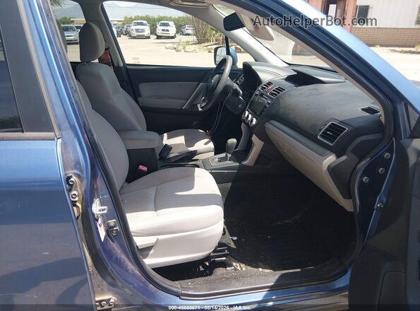 JF2SJADC8GH469088 2016 SUBARU FORESTER Синий Вид салона спереди