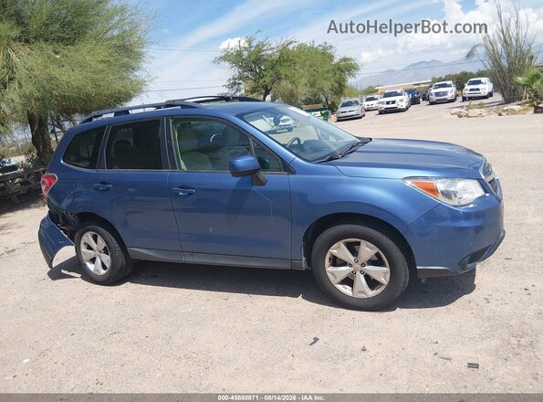 JF2SJADC8GH469088 2016 SUBARU FORESTER Синий Вид задней части салона