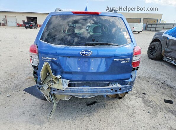 JF2SJADC8GH474386 2016 SUBARU FORESTER Blue უკანა ხედი