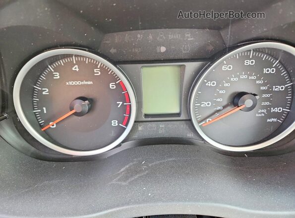 JF2SJADC8GH474386 2016 SUBARU FORESTER Blue ხელსაწყოთა პანელის ხედი