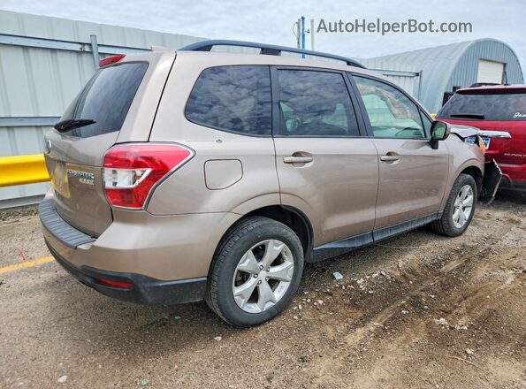 JF2SJADC8GH557980 2016 SUBARU FORESTER Желто-коричневый Задняя правая четверть