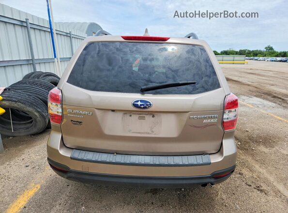JF2SJADC8GH557980 2016 SUBARU FORESTER Желто-коричневый Вид сзади