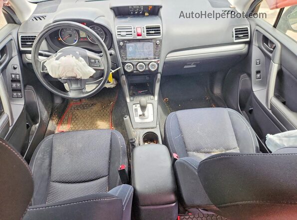 JF2SJADC8GH557980 2016 SUBARU FORESTER Желто-коричневый Вид панели приборов