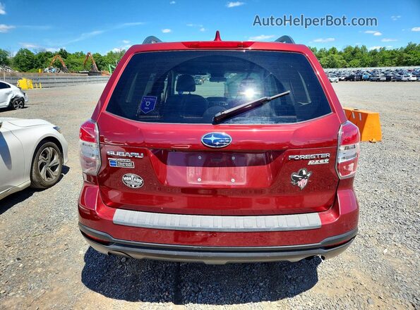 JF2SJADC9GH460237 2016 SUBARU FORESTER Burgundy Widok z tyłu