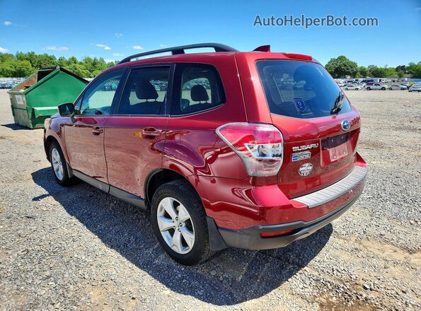 JF2SJADC9GH460237 2016 SUBARU FORESTER Burgundy Tył lewy