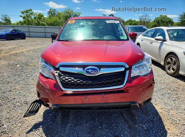 JF2SJADC9GH460237 2016 SUBARU FORESTER Burgundy Widok z przodu