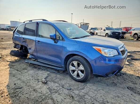 JF2SJADC9GH479967 2016 SUBARU FORESTER Синий Передняя правая четверть