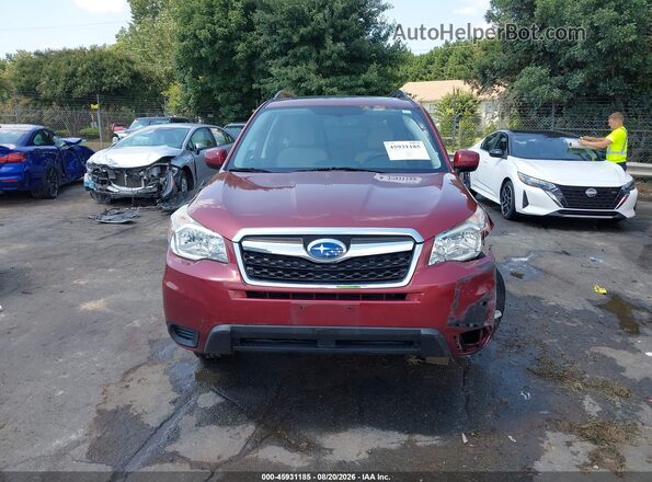 JF2SJADC9GH508223 2016 SUBARU FORESTER Red Vista del cuadro de instrumentos