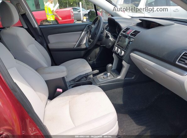 JF2SJADC9GH508223 2016 SUBARU FORESTER Red Vista interior delantera