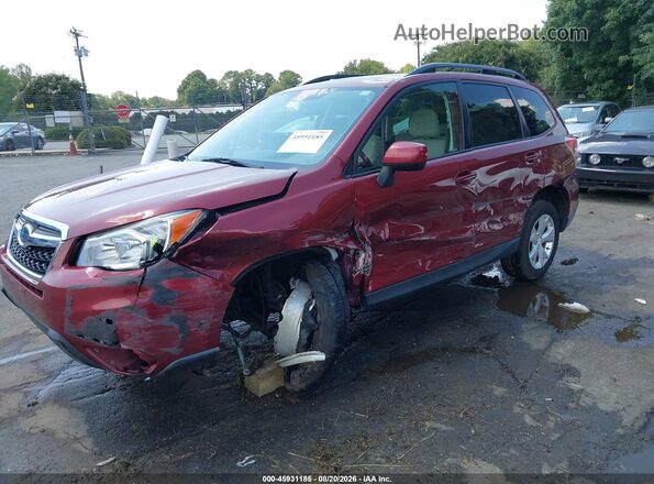 JF2SJADC9GH508223 2016 SUBARU FORESTER Red Vista frontal