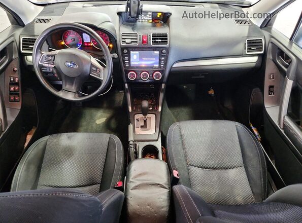 JF2SJADCXGH401388 2016 SUBARU FORESTER Black Առջևի վահանակի տեսք