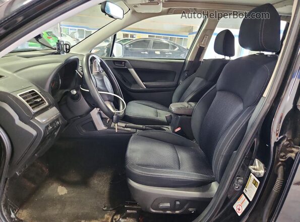 JF2SJADCXGH401388 2016 SUBARU FORESTER Black Սալոնի դիմացի տեսք