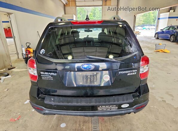 JF2SJADCXGH401388 2016 SUBARU FORESTER Black Հետևի տեսք