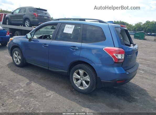JF2SJADCXGH489293 2016 SUBARU FORESTER Blue Задня ліва чверть