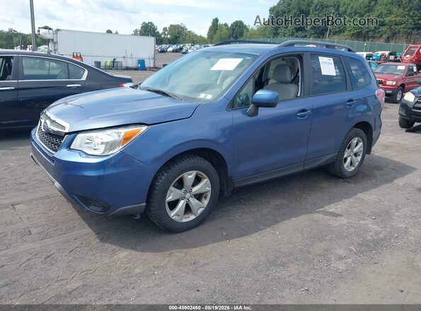 JF2SJADCXGH489293 2016 SUBARU FORESTER Blue Передня ліва чверть