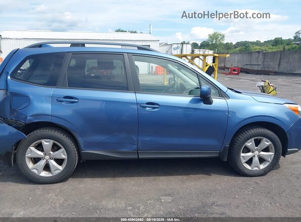 JF2SJADCXGH489293 2016 SUBARU FORESTER Blue Вид задньої частини салону