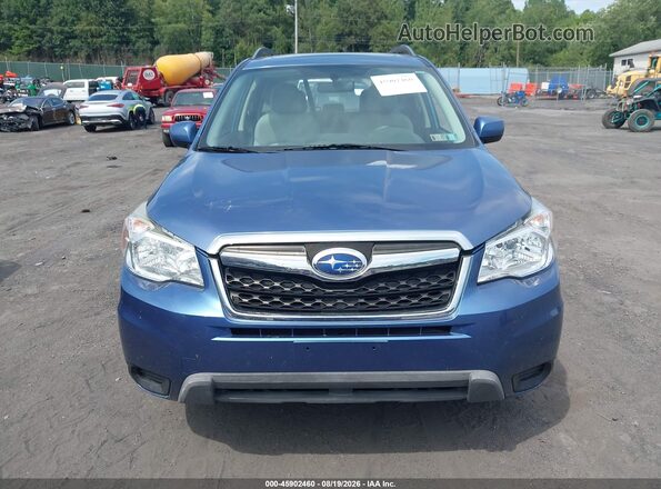 JF2SJADCXGH489293 2016 SUBARU FORESTER Blue Вид щитка приладів