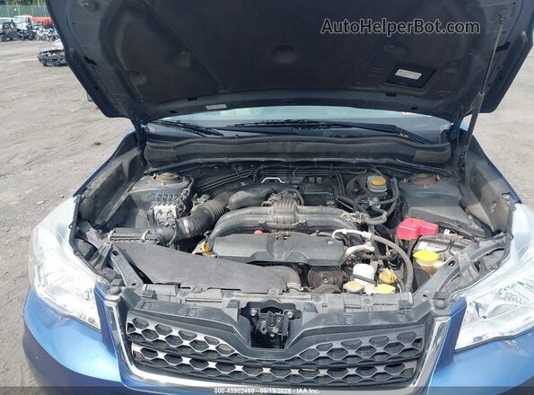 JF2SJADCXGH489293 2016 SUBARU FORESTER Blue Вид ззаду