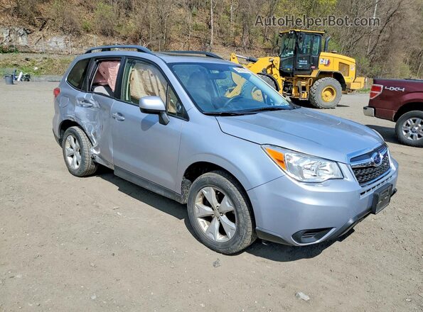 JF2SJADCXGH514953 2016 SUBARU FORESTER Серебряный Передняя правая четверть