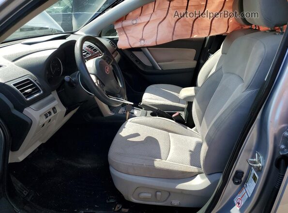 JF2SJADCXGH514953 2016 SUBARU FORESTER Серебряный Вид сзади