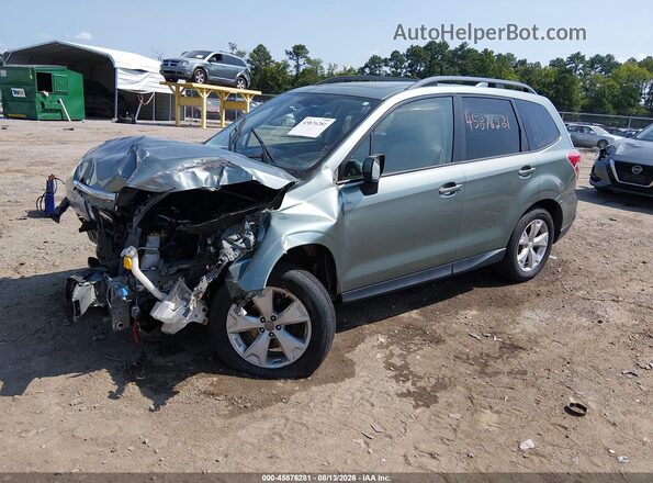 JF2SJADCXGH552277 2016 SUBARU FORESTER Green Front left