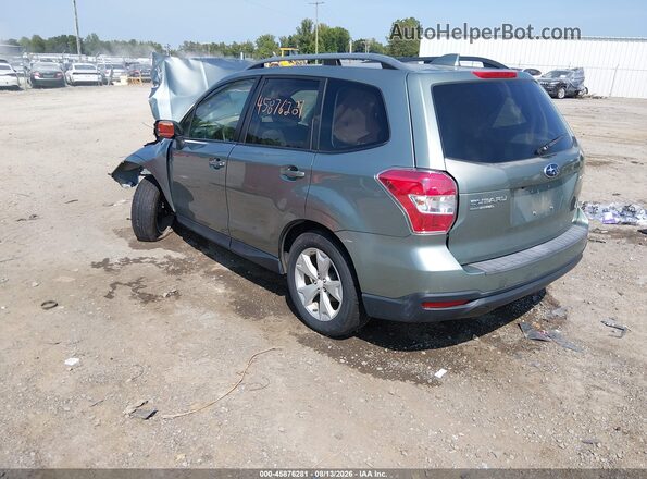 JF2SJADCXGH552277 2016 SUBARU FORESTER Green Rear left