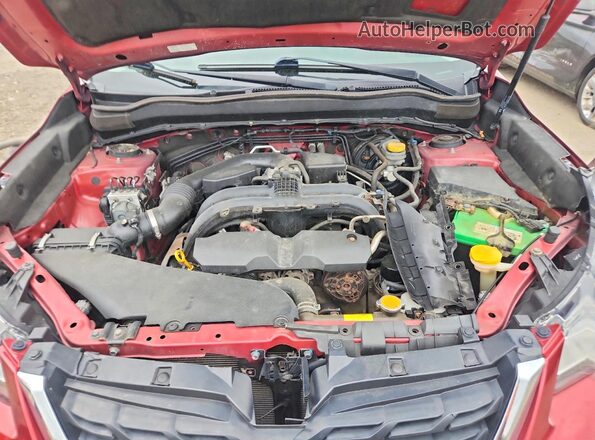 JF2SJAEC0HH471756 2017 SUBARU FORESTER Красный Вид подкапотного пространства