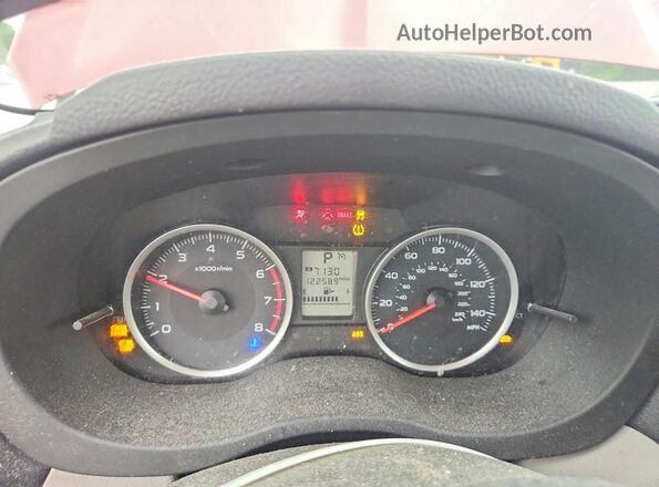 JF2SJAEC0HH471756 2017 SUBARU FORESTER Красный Вид щитка приборов