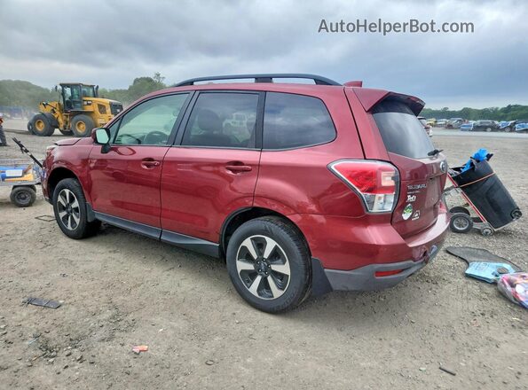 JF2SJAEC0HH471756 2017 SUBARU FORESTER Красный Задняя левая четверть