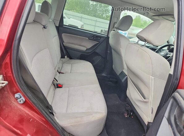 JF2SJAEC0HH471756 2017 SUBARU FORESTER Красный Вид задней части салона