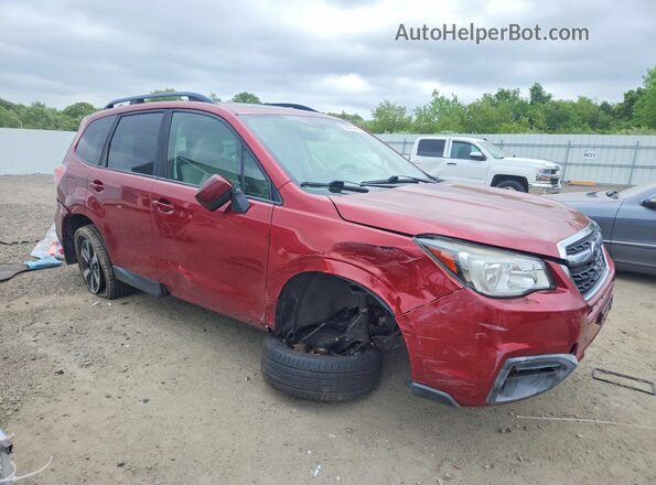 JF2SJAEC0HH471756 2017 SUBARU FORESTER Красный Передняя правая четверть