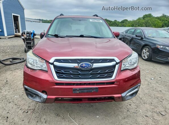 JF2SJAEC0HH471756 2017 SUBARU FORESTER Красный Вид спереди