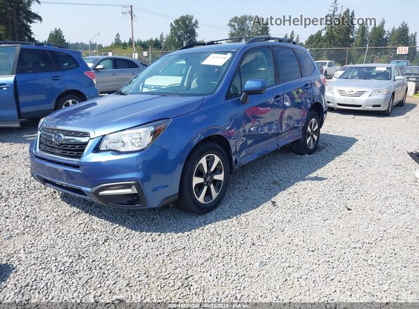 JF2SJAEC0JH515891 2018 SUBARU FORESTER Синий Передняя левая четверть