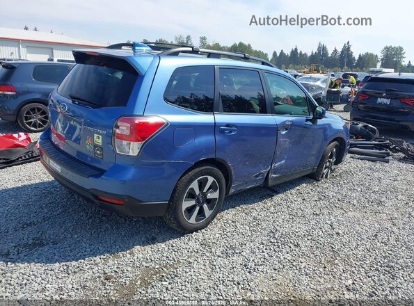 JF2SJAEC0JH515891 2018 SUBARU FORESTER Синий Задняя правая четверть