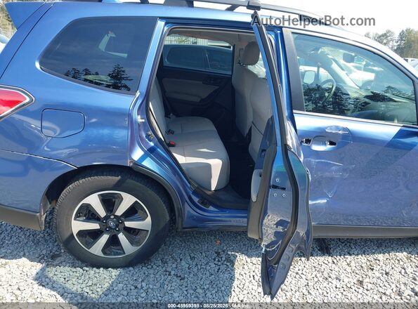 JF2SJAEC0JH515891 2018 SUBARU FORESTER Синий Вид наклейки с VIN-кодом