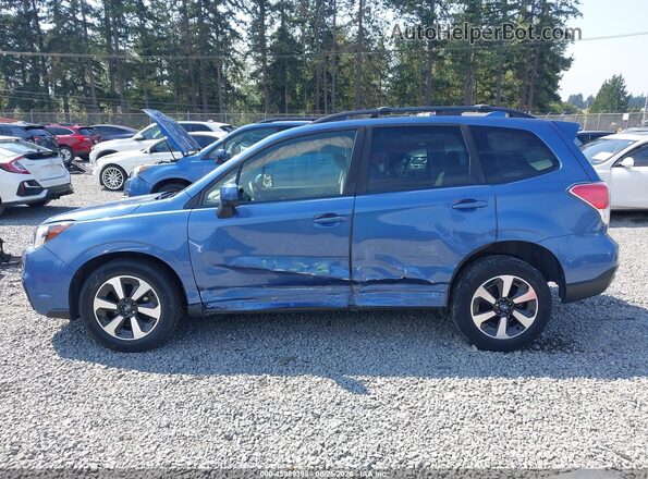 JF2SJAEC0JH515891 2018 SUBARU FORESTER Синий Панорамный вид салона 360°