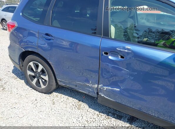 JF2SJAEC0JH515891 2018 SUBARU FORESTER Синий 
