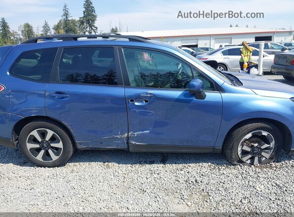 JF2SJAEC0JH515891 2018 SUBARU FORESTER Синий Вид задней части салона