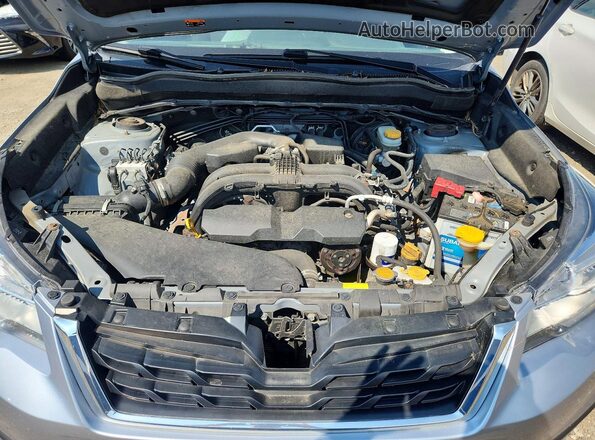 JF2SJAEC0JH563696 2018 SUBARU FORESTER Серебряный Вид задней части салона