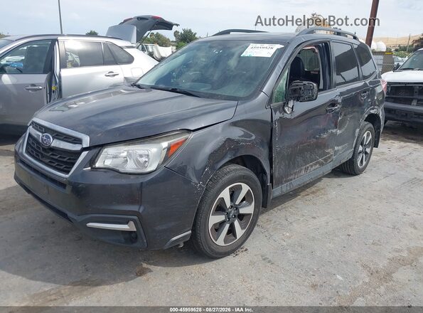 JF2SJAEC1HG565506 2017 SUBARU FORESTER Gray Передня ліва чверть